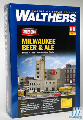 Walthers:  Milwaukee Beer and Ale Brewery -- Kit - 12-3/8 x 10 x 12