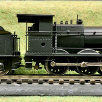 C30T BERGS BRASS NSWGR STEAM LOCOMOTIVE Factory Painted un-numbered BLACK DC - BRASS MODELS.