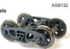132: AQA Bogie with 4-Hole Disc Wheels HO Bogies SDS Models: ASB132 SOLD OUT