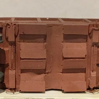 AHUF 2000-B Ballast wagon - CR RED with LOAD "Hand Built R.T.R. Models" Note; Orders over a $100.00 a free postage is offered.