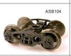 104: Rail Tank Car Roller Bearing HO Bogie: SDS Models: ASB104