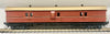 EHO BRASS NSWGR BRAKE VAN PAINTED TUSCAN LINED KADEE COUPLERS. BERGS BRASS MODELS ; 2ND HAND