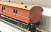 EHO BRASS NSWGR BRAKE VAN PAINTED TUSCAN LINED KADEE COUPLERS. BERGS BRASS MODELS ; 2ND HAND