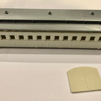 Clerestory Full Length Roof, ”Sitting" Cars as used  on CAMCO FO & BI Car kits NSWGR - Ozzy Models