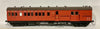 NOW IN STOCK- HCX01- HCX1187 Composite Passenger, Brake Van - Mansard Roof, Indian Red, No Lining, Dark Grey Mansard Roof - Casula Hobbies Model Railways