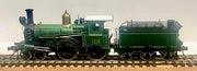 AVAILABLE NOW - V1. Z1210 - Z12 Locomotive No 1210 "Centenary Green" Beyer Peacock 6 wheel tender, No Cowcatcher DC NON SOUND