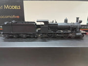 C30T : UN/NUMBERED SUPERHEATED N.S.W.G.R. LOCOMOTIVE WITH BOGIE TENDER - BLACK. WOMBAT MODELS