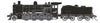 SDS - K 147 Sound VR K Class Loco - Black, Plate Cowcatcher, Spoked Wheels, Welded Tender - DCC Sound