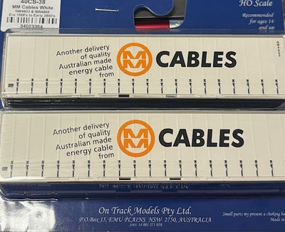 On Track Models - MM Cables White ERA:1990's to Early 2000's NW4903 & NW4908