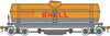 Track Cleaning Tank Car - Ready to Run - Silver Series(R) -- Shell #1782 (yellow, gray, red) Bachmann
