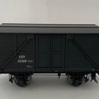 ABV Pk4 Boarded Casula Hobbies RTR : NSWR ABV Arnott’s Biscuit Van with BOARDED SIDING : Mix Pack : 3 Vans : Grey ABV 9393, Grey ABV 20468, Blue ABV 7604 NOW IN STOCK. *