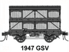Pk 8. - CW 27857 Cattle, GSV 26571 Sheep, LV 13823 Van, LV 1380 Dairy Farmers Van. 4 Wheel Wagons. Good's Train. ^^^