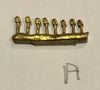 3839 C38 Class both versions locomotive Handrail Stanchions Stand Off's (32) Ozzy Brass Detailing Parts