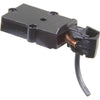 O SCALE  #804 Medium Centerset Plastic Couplers with Plastic Gearboxes - Black