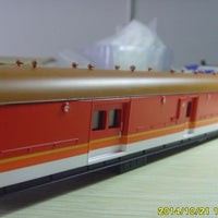 LH0 1623 CANDY with NAVY ROOF passenger brake van.  Casula Hobbies: RTR
