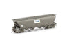 NGH-22 NGPF GRAIN HOPPER, WITH ROOF WALK WAY- WAGON GRIME WITH WHITE FREIGHT RAIL GRAIN LOGOS - 4 CAR PACK AUSCISION*