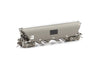 NGH-24 NGPF GRAIN HOPPER, WITH GROUND OPERATED LIDS - WAGON GRIME WITH PN "PATCH JOB" - 4 CAR PACK AUSCISION*