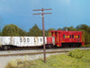 RIX 0032 RAILROAD TELEGRAPH / TELEPHONE POLES with 2 CROSS ARMS in  KIT form. (RRP $14.94) SALE PRICE. $9.95.
