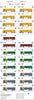 ROQF Concentrate Wagon with covers pack G SOC116 NR pack contains 5 models AUSTRAINS NEO.