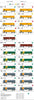 AOQY Concentrate Wagon GREEN pack C SOC114 AN pack contains 5 models AUSTRAINS NEO.