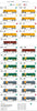 AOQY Concentrate Wagon GREEN pack D SOC115 AN pack contains 5 models AUSTRAINS NEO.