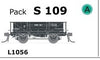 S Wagon  - S 109 - ( L1056 ) single WAGON with DISC WHEELS, NO BUFFERS Single PACK.  AUSTRAINS NEO