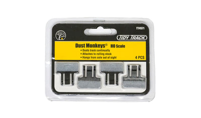 Woodland Scenics - TIDY TRACK - Dust Monkeys HO Scale 4 PC TT4571