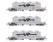 FX FLOUR, SAND & LIME HOPPERS: VFH06 | VICTORIAN FX 3 CAR FLOUR HOPPER SET VFH06 Southern Rail :  VIC –