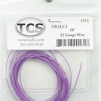 TCS #1214 : 10ft 32awg - Violet Wire