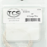 TCS #1218 : 10ft 32awg - White