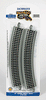 Bachmann - Curved Track w/ Nickel Silver Rail & Gray Roadbed - E-Z Track(R) -- 18" 45.7cm Radius pkg(4