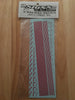 O Scale - DECAL #97 O Scale "Lining & Corners" in "RED" will suit all Loco's steam & diesels + passenger cars SOAK