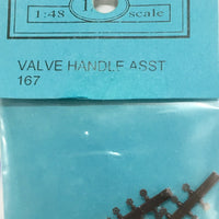Valves  167 HO Valve Handles assorted 2 sets plastic "GRANT LINE"