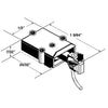 O SCALE  #804 Medium Centerset Plastic Couplers with Plastic Gearboxes - Black
