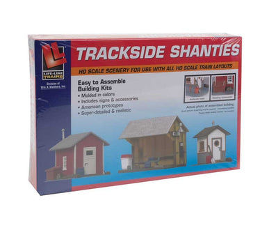 WALTHERS / LIFE-LIKE : Trackside Shanties -- Kit - 3 Different Shacks 433-1348