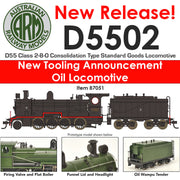 ARM  NSWG Railways D55 CLASS and C38 CLASS Steam Locomotives
