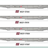 SDS Models - BEZY Container Wagon Pack 001 - HOn3.5