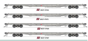 SDS Models - BEZY Container Wagon Pack 001 - HOn3.5