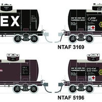 NTAF 002 (4 in Pack) AMPOL BLOCK TRAIN TANKER Rail Tank Car NSWSRA - SDS MODEL