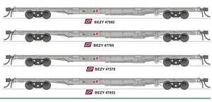 SDS Models - BEZY Container Wagon Pack 002 - HOn3.5