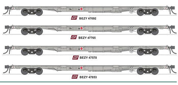 SDS Models - BEZY Container Wagon Pack 002 - HOn3.5