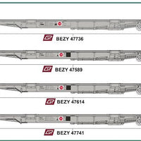 SDS Models - BEZY Container Wagon Pack 003 - HOn3.5