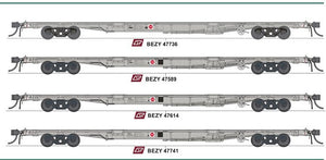 SDS Models - BEZY Container Wagon Pack 003 - HOn3.5