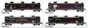 NTAF 003 (4 in Pack) AMPOL BLOCK TRAIN TANKER Rail Tank Car NSWSRA - SDS MODEL