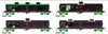 NTAF 004 (4 in Pack) AMPOL BLOCK TRAIN TANKER Rail Tank Car NSWSRA - SDS MODEL