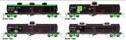 NTAF 004 (4 in Pack) AMPOL BLOCK TRAIN TANKER Rail Tank Car NSWSRA - SDS MODEL