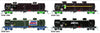 NTAF 005 (4 in Pack) AMPOL BLOCK TRAIN TANKER Rail Tank Car NSWSRA - SDS MODEL