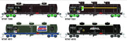 NTAF 005 (4 in Pack) AMPOL BLOCK TRAIN TANKER Rail Tank Car NSWSRA - SDS MODEL