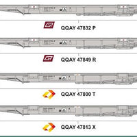 SDS Models - QQAY Container Wagon Pack 006 - HO