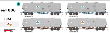 NPRY/NPRF - SRA Cement Hoppers from Mid 80s to Mid 90s - (Pk PRY-006) - SDS Models